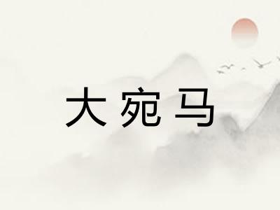 大宛马