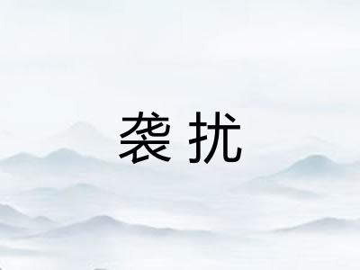 袭扰