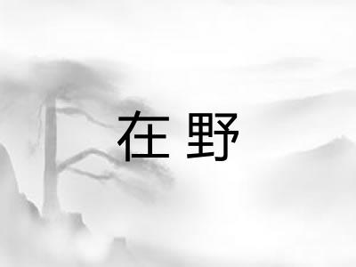 在野