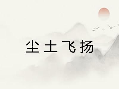 尘土飞扬