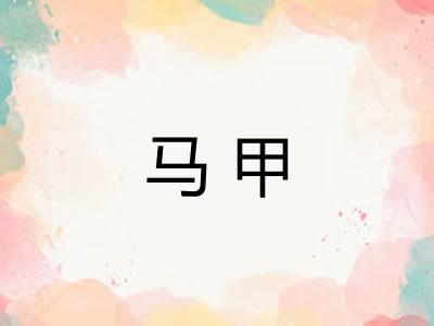 马甲