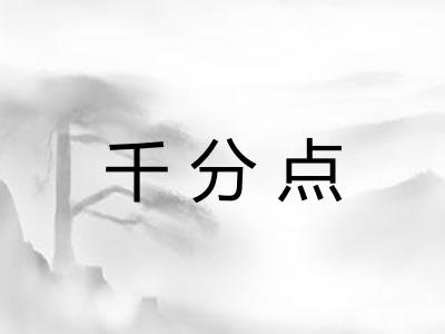 千分点