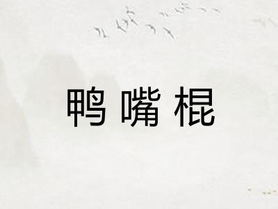 鸭嘴棍
