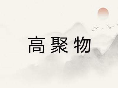 高聚物