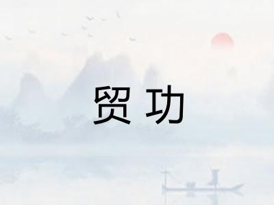 贸功