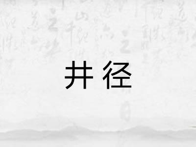 井径