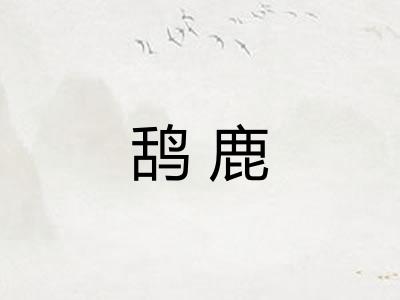 鸹鹿