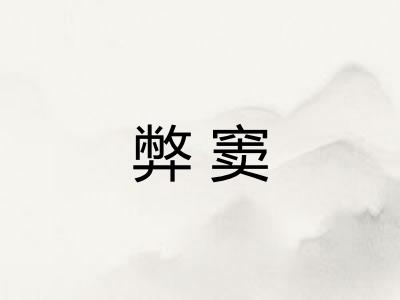 弊窦