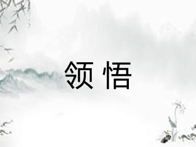 领悟