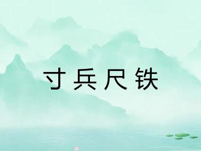 寸兵尺铁