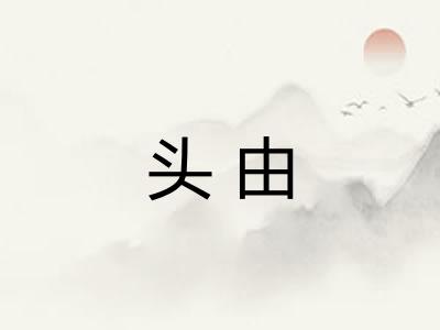 头由
