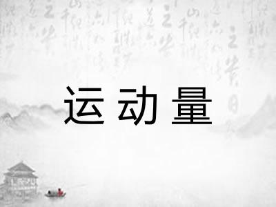 运动量