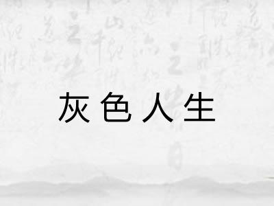 灰色人生