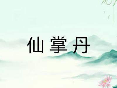仙掌丹