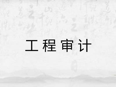 工程审计