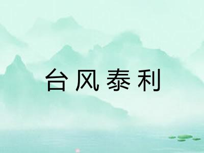 台风泰利