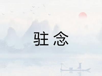 驻念