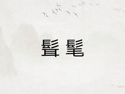 髶髦