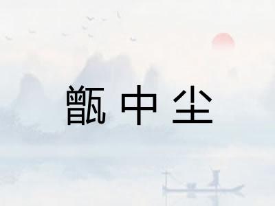 甑中尘
