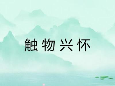 触物兴怀