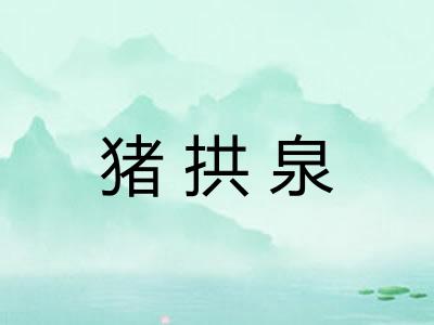 猪拱泉