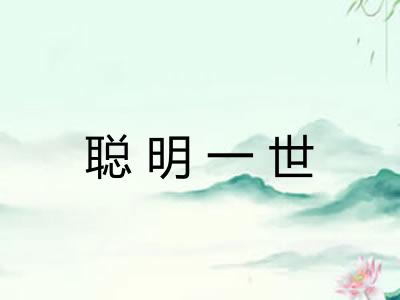 聪明一世