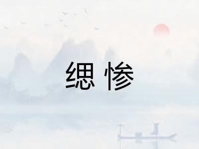 缌惨
