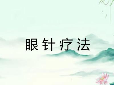 眼针疗法