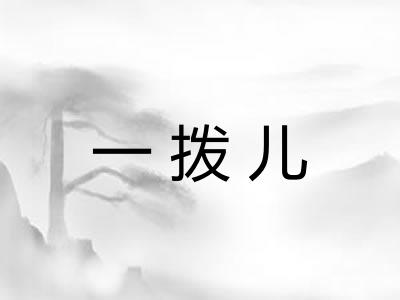 一拨儿
