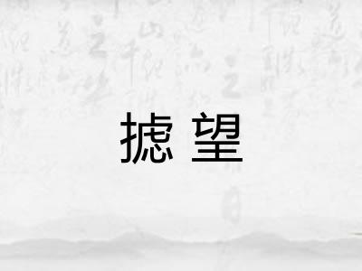 摅望