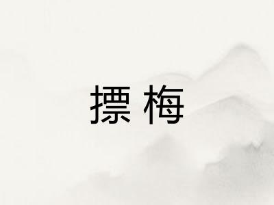 摽梅
