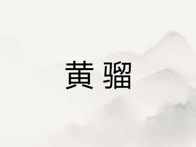 黄骝