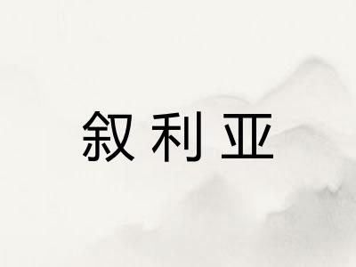 叙利亚