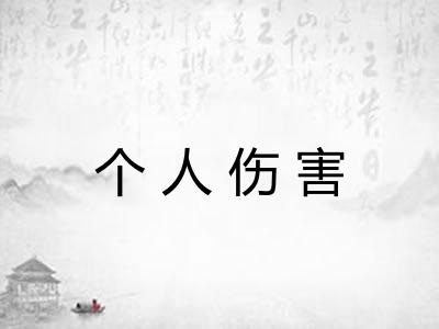 个人伤害