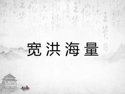 宽洪海量