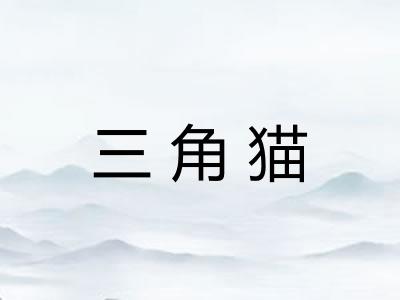 三角猫