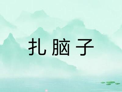 扎脑子