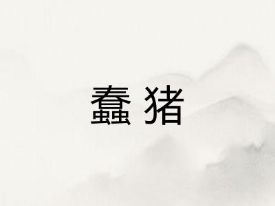 蠢猪