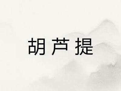 胡芦提