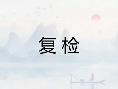 复检