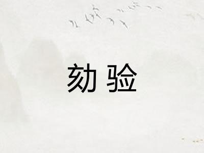 劾验