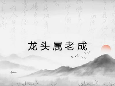 龙头属老成