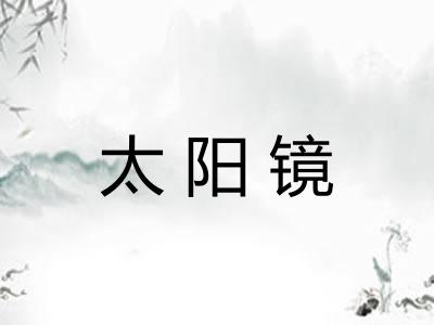 太阳镜