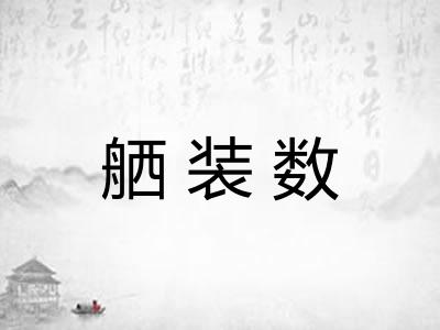 舾装数