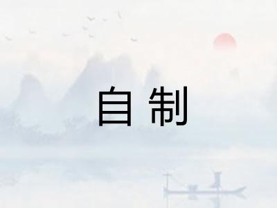 自制