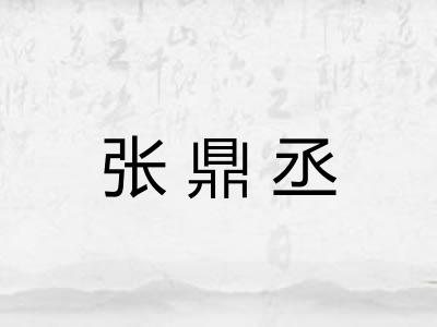 张鼎丞