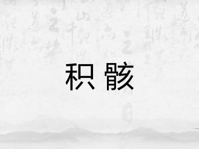 积骸