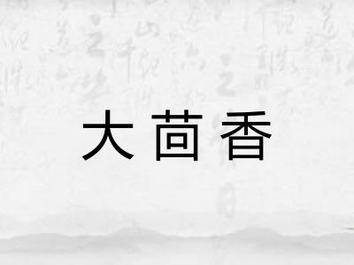 大茴香