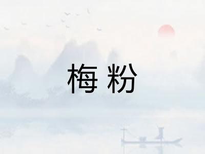 梅粉