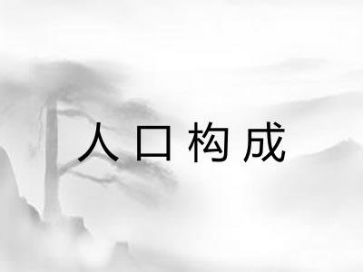 人口构成